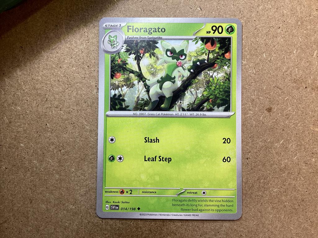 1x Floragato [SVI 014/198] (Excellent), Ophalen of Verzenden, Zo goed als nieuw, Losse kaart