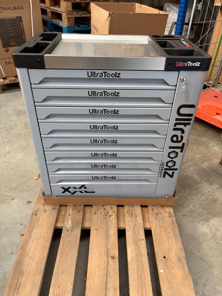 Gereedschapskar, gereedschapwagen 8 lades gevuld. Nieuw., Doe-het-zelf en Verbouw, Ophalen, Gevuld, Nieuw