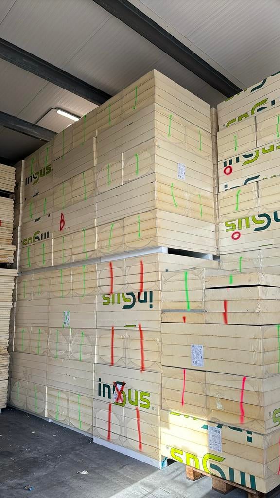 PIR Isolatie 11 cm - 120 x 60 cm - Outlet partij - Rd 5.00!, Ophalen, Dakisolatie, Nieuw, Hardschuim (Pir)