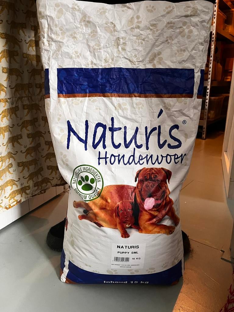 Hondenvoer - naturis puppy smaal (ruim halve zak), Dieren en Toebehoren, Ophalen of Verzenden, Gebruikt