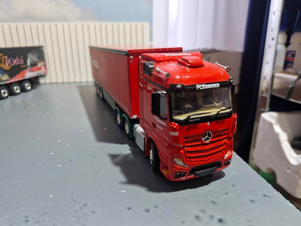 Mercedes actros 6x4 met huiftrailer wsi, Ophalen of Verzenden, Zo goed als nieuw, Bus of Vrachtwagen, Wsi