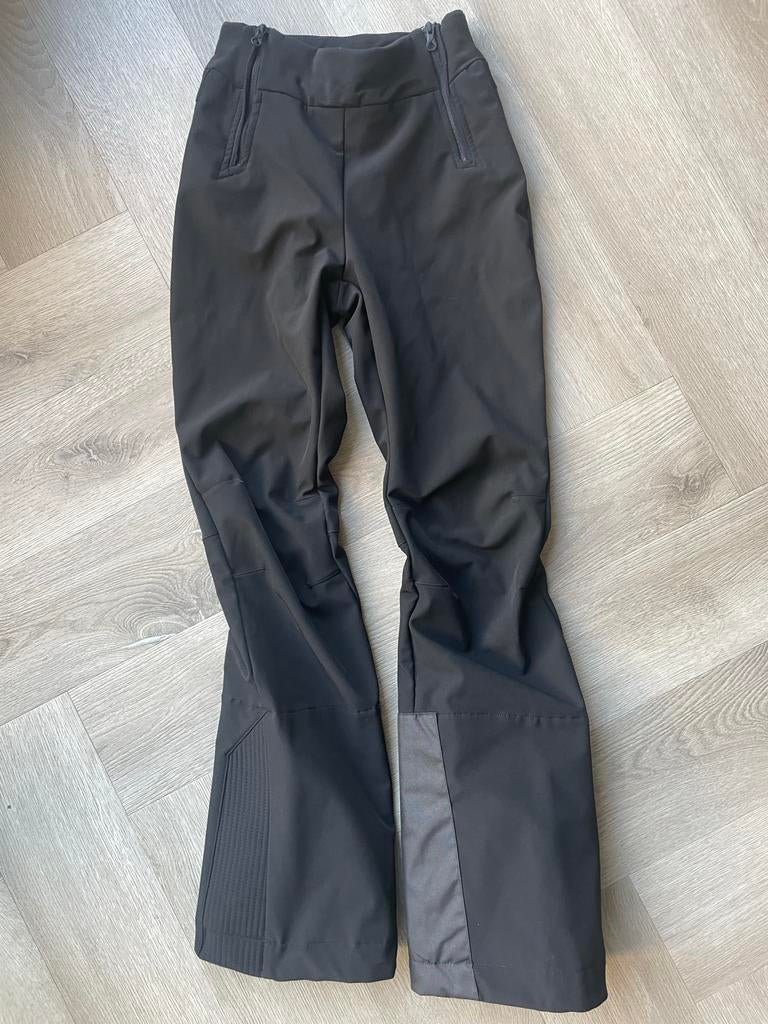 Zwarte skibroek - piste 500 Decathlon maat XS/S, Kleding | Dames, Ophalen of Verzenden, Zo goed als nieuw, Maat 36 (S), Broek