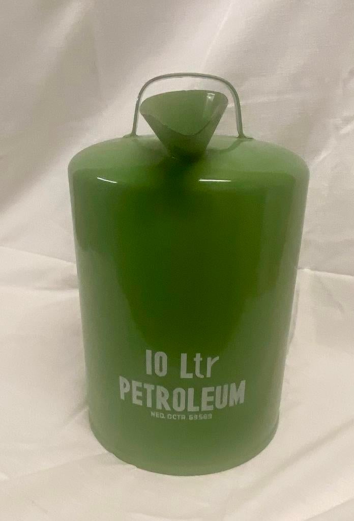 Petroleum  10 liter kan, Antiek en Kunst, Antiek | Emaille, Ophalen of Verzenden