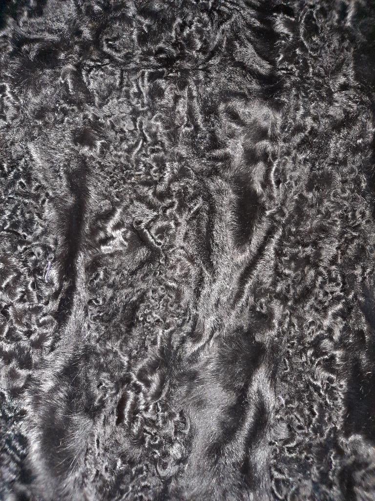 astrakan - persianer vel zwart, Zwart, Maat 46/48 (XL) of groter, Ophalen of Verzenden, Onbekend