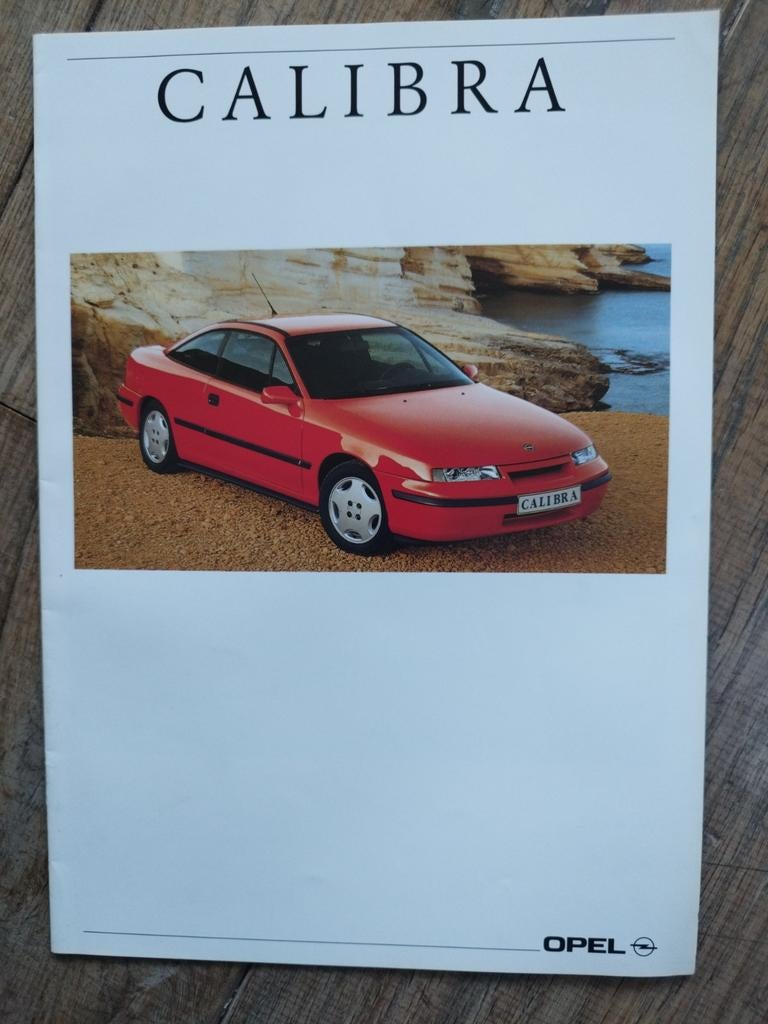 Opel Calibra Brochure - 1991, Opel, Zo goed als nieuw, Opel, Ophalen of Verzenden