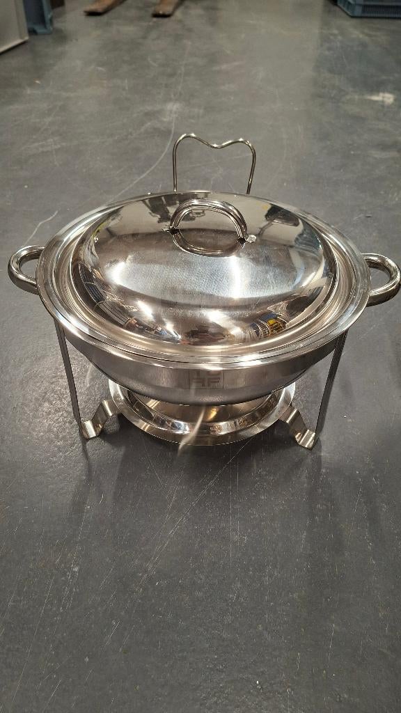 TGFF au bain marie bak 30cm met gel RVS Warmhoudbak., ., Nieuw, Ophalen of Verzenden, .