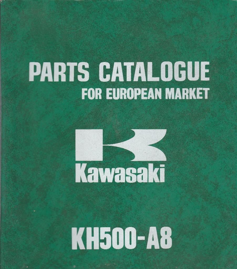 Kawasaki KH500 A8 parts list (7105z), Motoren, Ophalen of Verzenden, Kawasaki