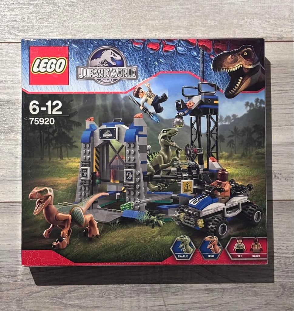 Nieuw! Lego Jurassic World 75920 Raptor Rescue, Ophalen of Verzenden, Nieuw, Complete set, Lego