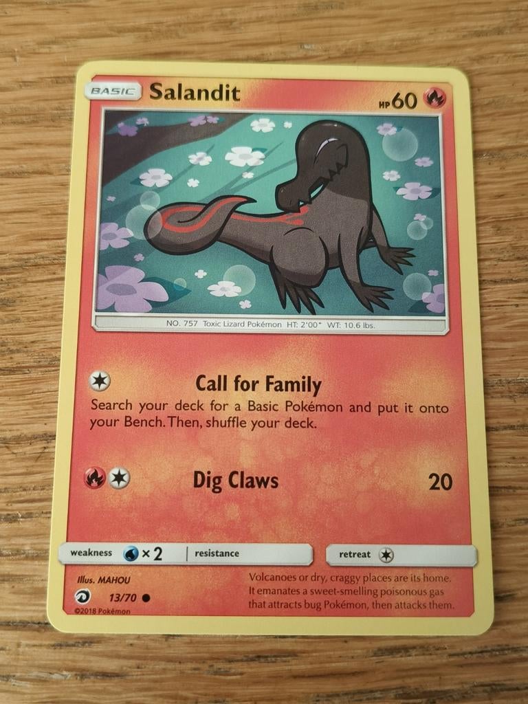 Salandit 13/70 dragon majesty, Ophalen of Verzenden, Zo goed als nieuw, Losse kaart