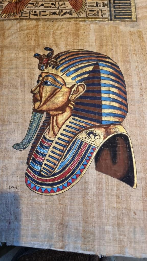 Egyptische Papyrussen Kunst, Ophalen of Verzenden