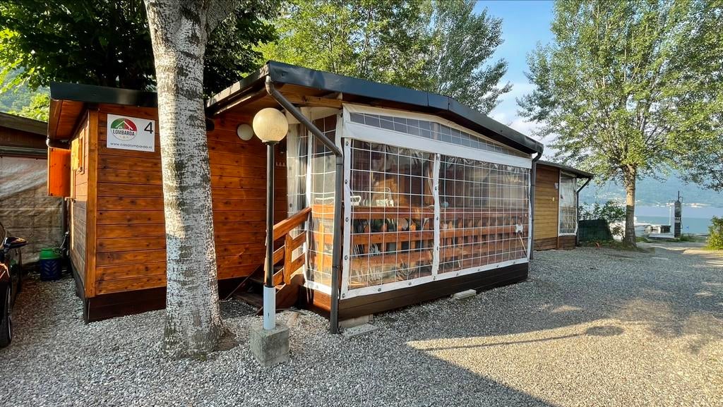 Nog vrije weken 2026 Mobil home Porlezza/ te koop, Tv, 2 slaapkamers