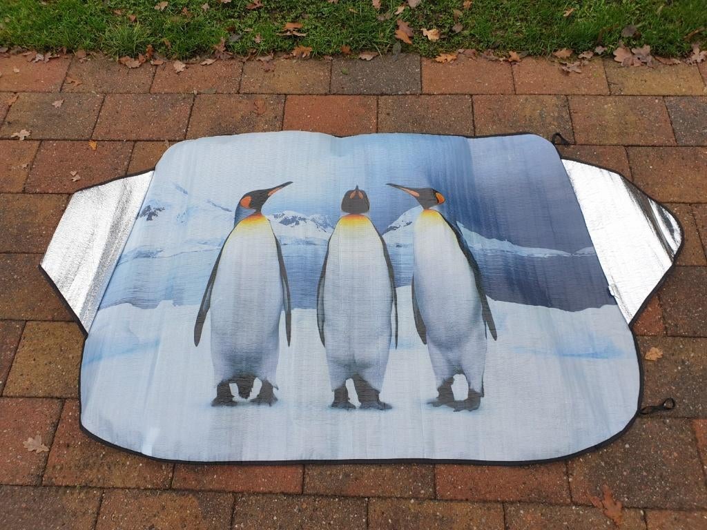 Autoraamcover met pinguïns, Ophalen of Verzenden