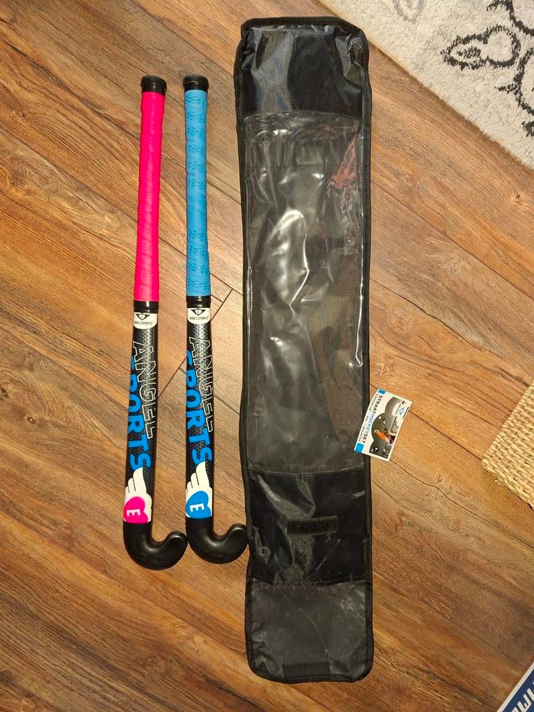 Straathockeyset, Sport en Fitness, Hockey, Ophalen, Zo goed als nieuw, Stick