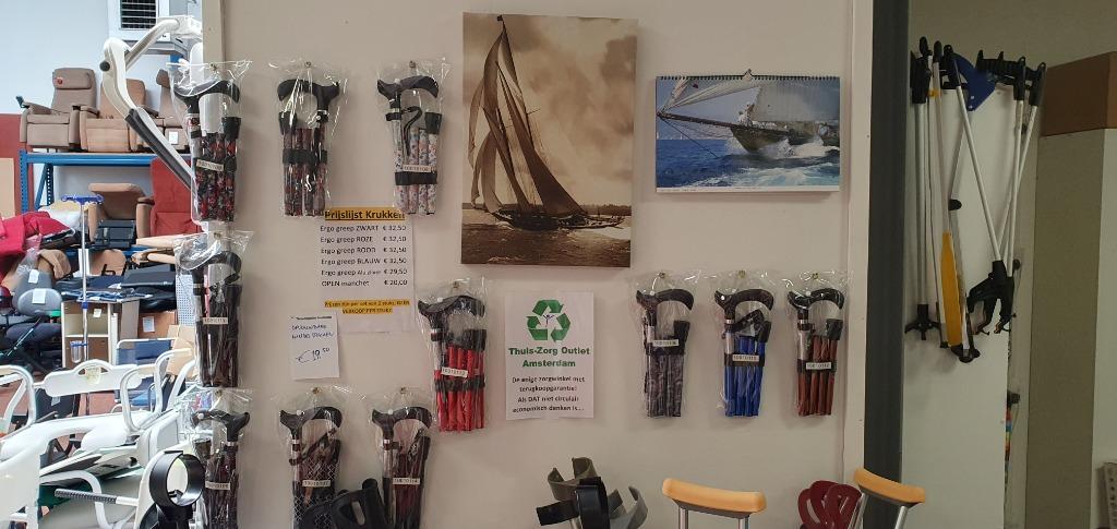 Wandelstok(ken) NIEUW opvouwbaar en vast, vele mooie prints, Ophalen, Verstelbaar, Nieuw