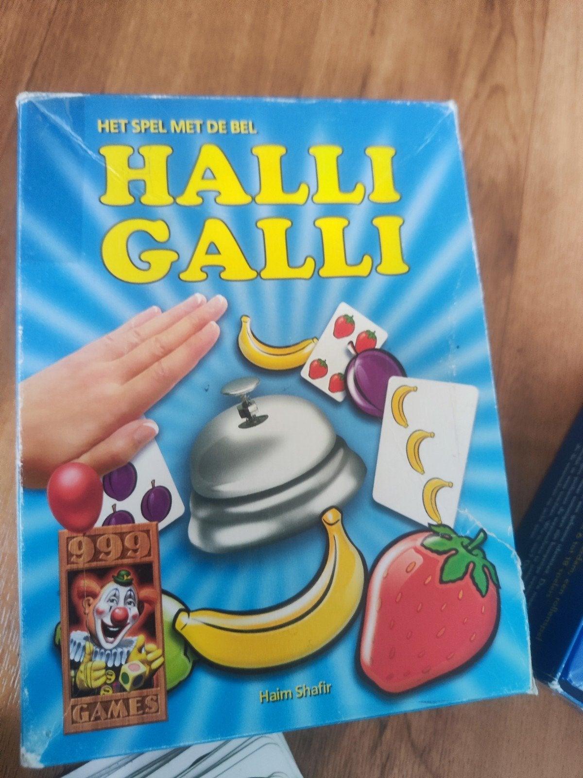 Halli Galli - Het snelle kaartspel met de bel, Vijf spelers of meer, Ophalen of Verzenden, Gebruikt, 999 Games