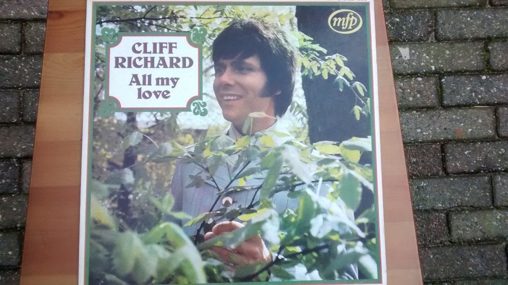 LP - Cliff Richard - All my love, Ophalen of Verzenden, Zo goed als nieuw, Pop, LP