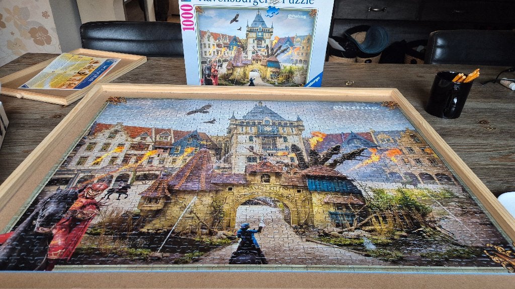 Puzzel 1000st efteling, Ophalen, 500 t/m 1500 stukjes, Gebruikt, Legpuzzel