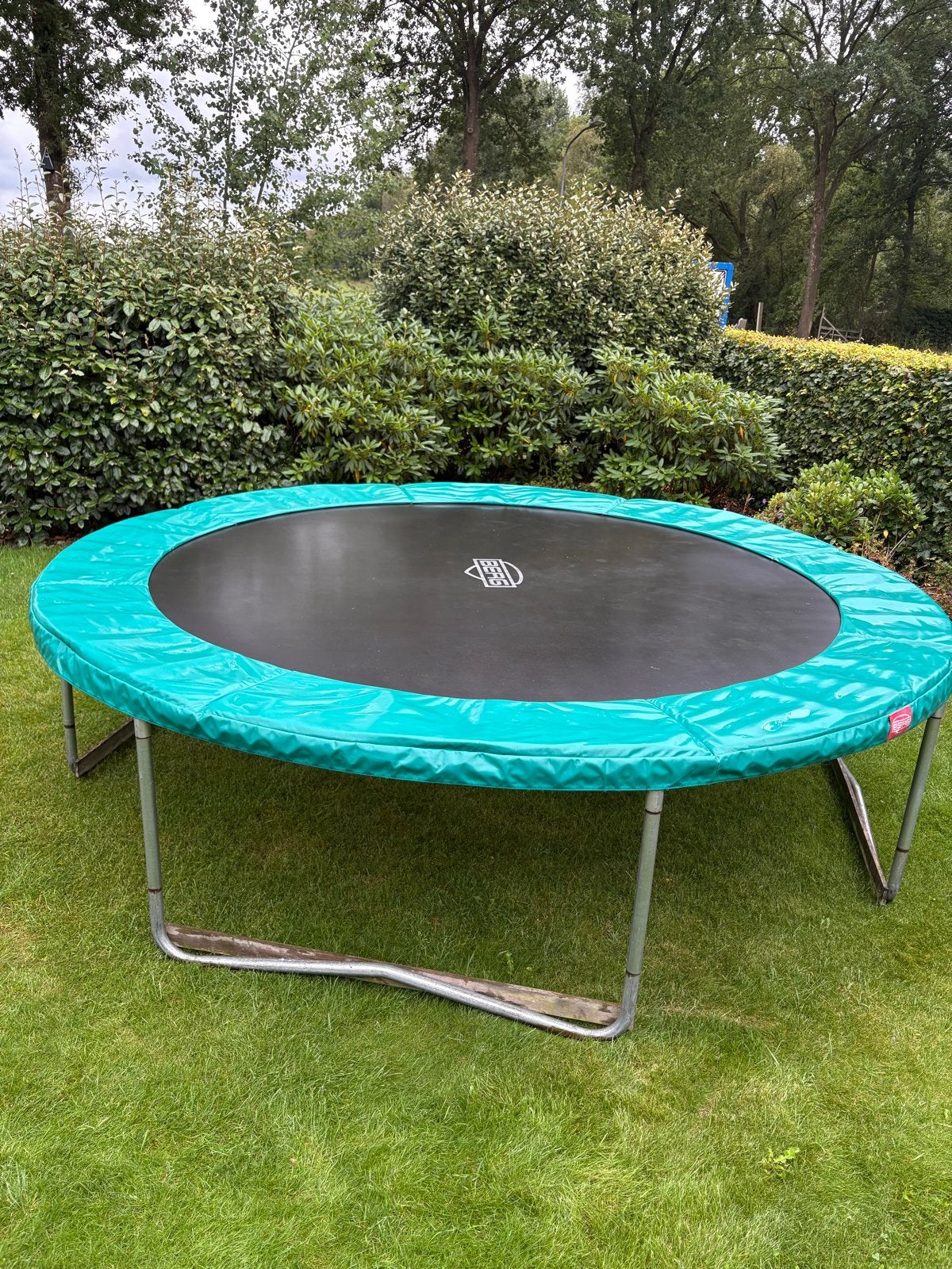 BERG Trampoline groen, 330 cm diameter, Ophalen, Gebruikt