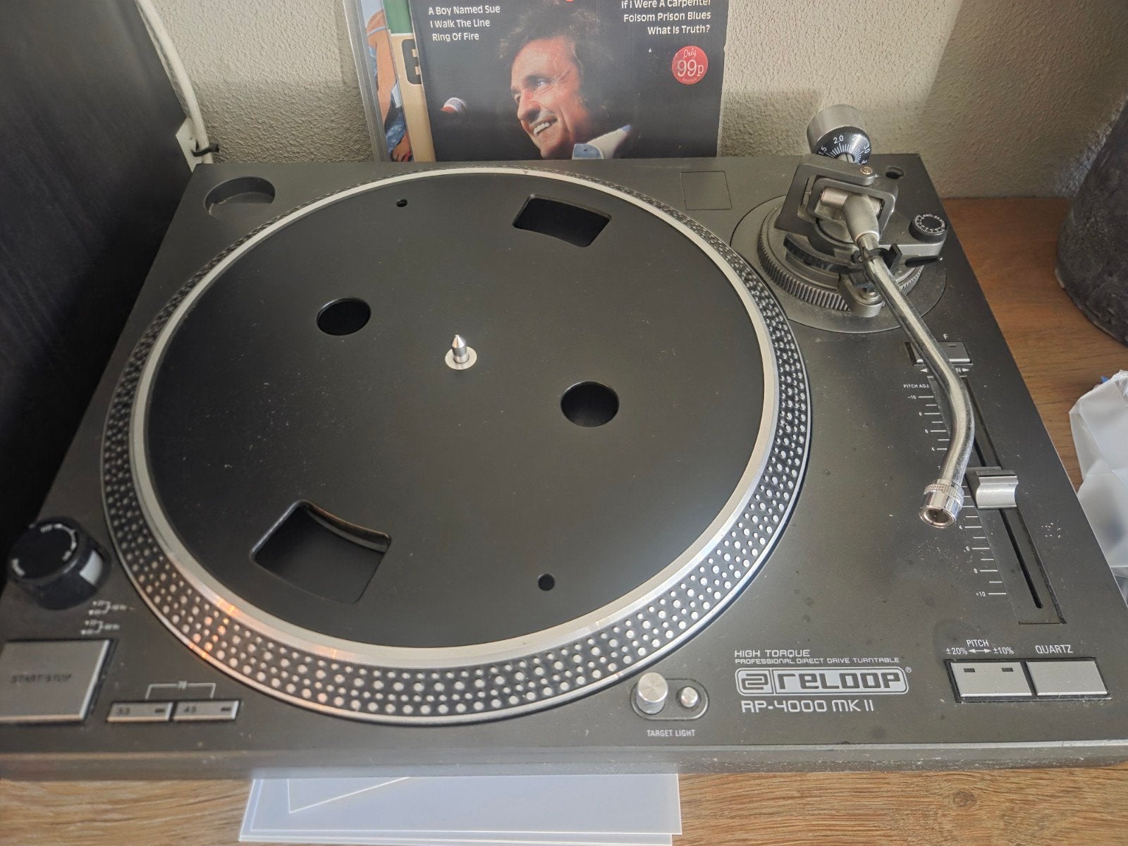 Reloop RP-4000 MK2 Platenspeler - Direct Drive, Gebruikt, Pitch-regelaar, Platenspeler, Ophalen