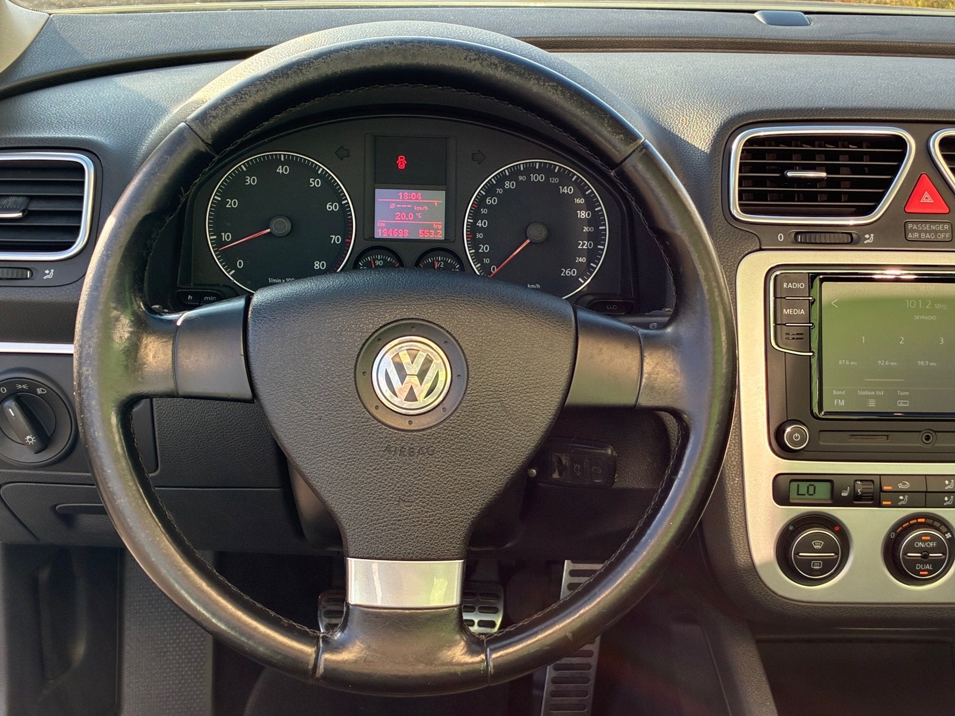 Volkswagen Eos 2.0-16v FSI|Cabriolet|D-riem v.v.|CruiseContr, Auto's, Voorwielaandrijving, Gebruikt, 4 cilinders, 4 stoelen