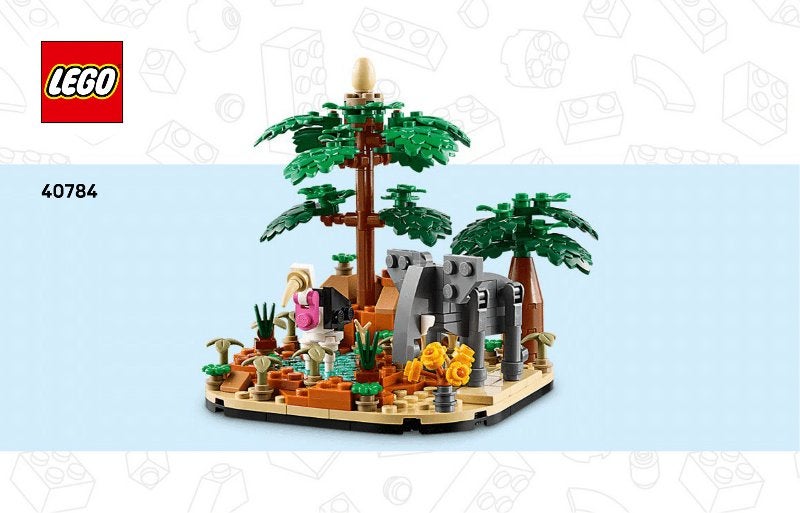 Lego | GWP | Afrikaanse savanne diorama | 40784, Lego, Overige thema's, Lego, Nieuw