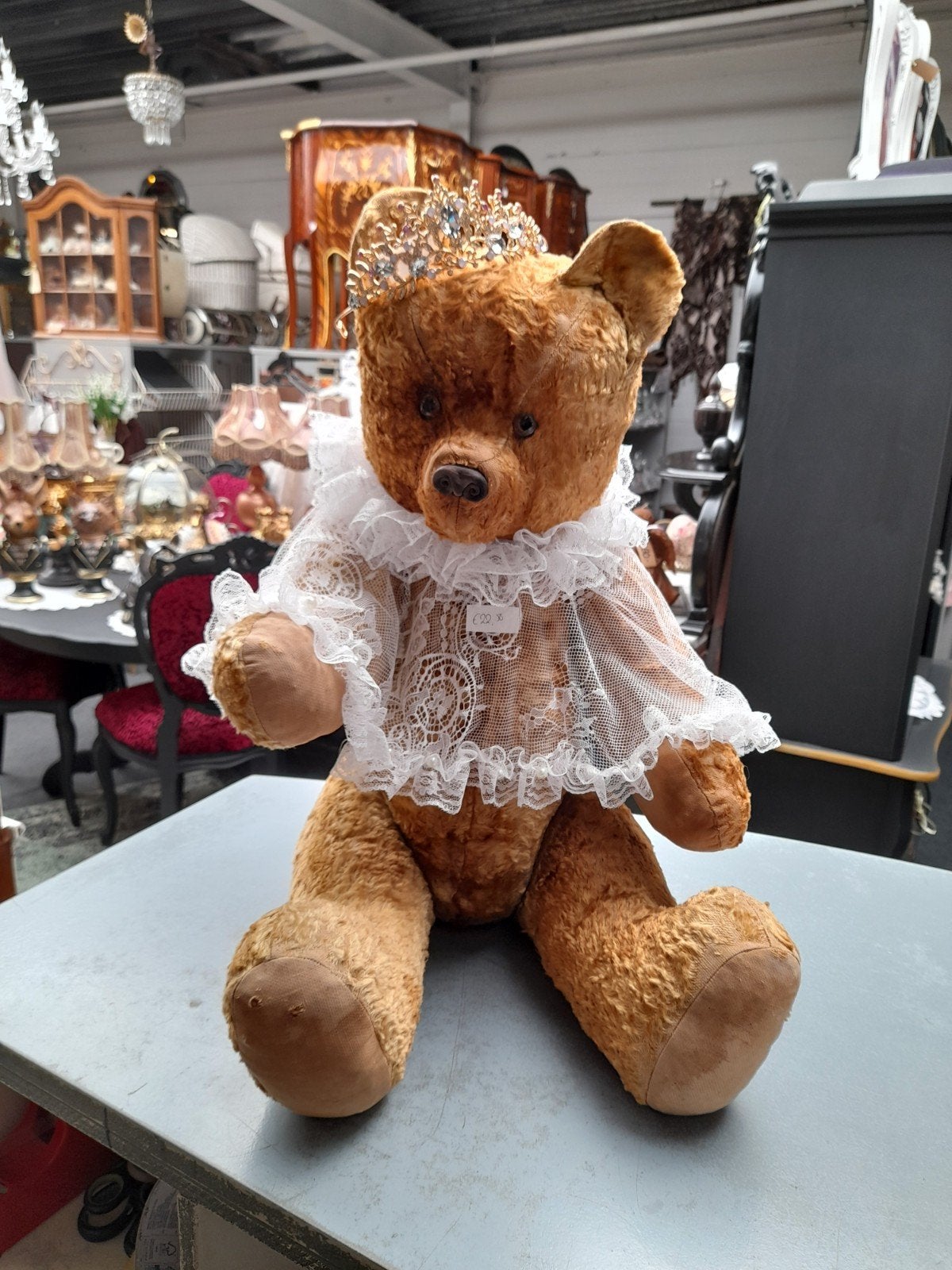 Mooie grote oude teddy beer comp.of los te koop, Ophalen
