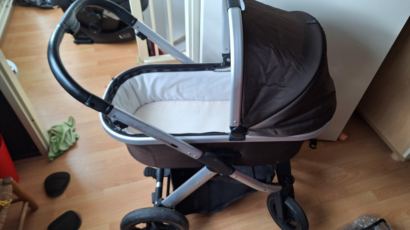 Combi kinderwagen super compleet!, Kinderen en Baby's, Kinderwagens en Combinaties, Gebruikt, Ophalen of Verzenden, Verstelbare duwstang
