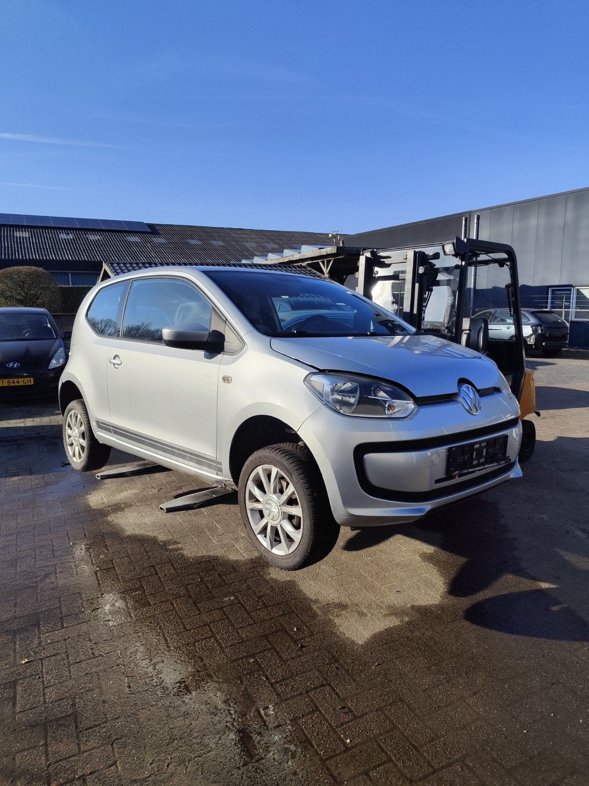 Zwarte binnen hemel VW UP 3-drs hemelbekleding, Ophalen, Gebruikt, Volkswagen