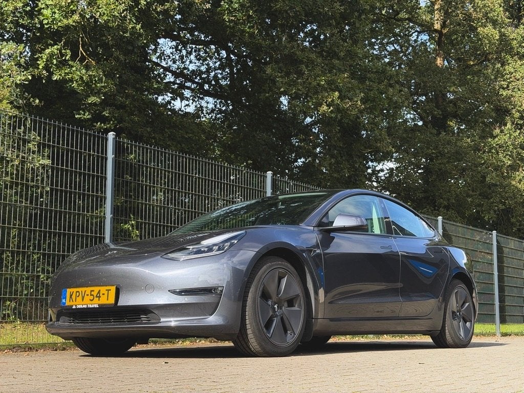 Tesla Model 3 2021 long range, Auto's, Automaat, Zwart, 258 pk, Vierwielaandrijving