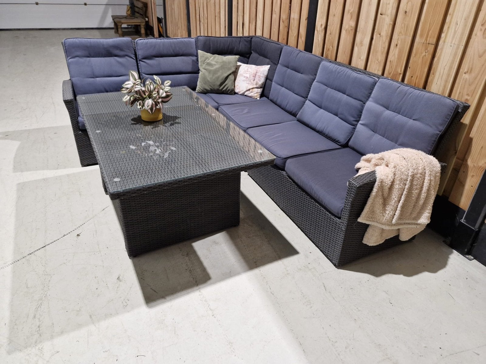 Hartman dining loungeset - zo goed als nieuw, Ophalen, ., Meer dan 8 zitplaatsen, Zo goed als nieuw