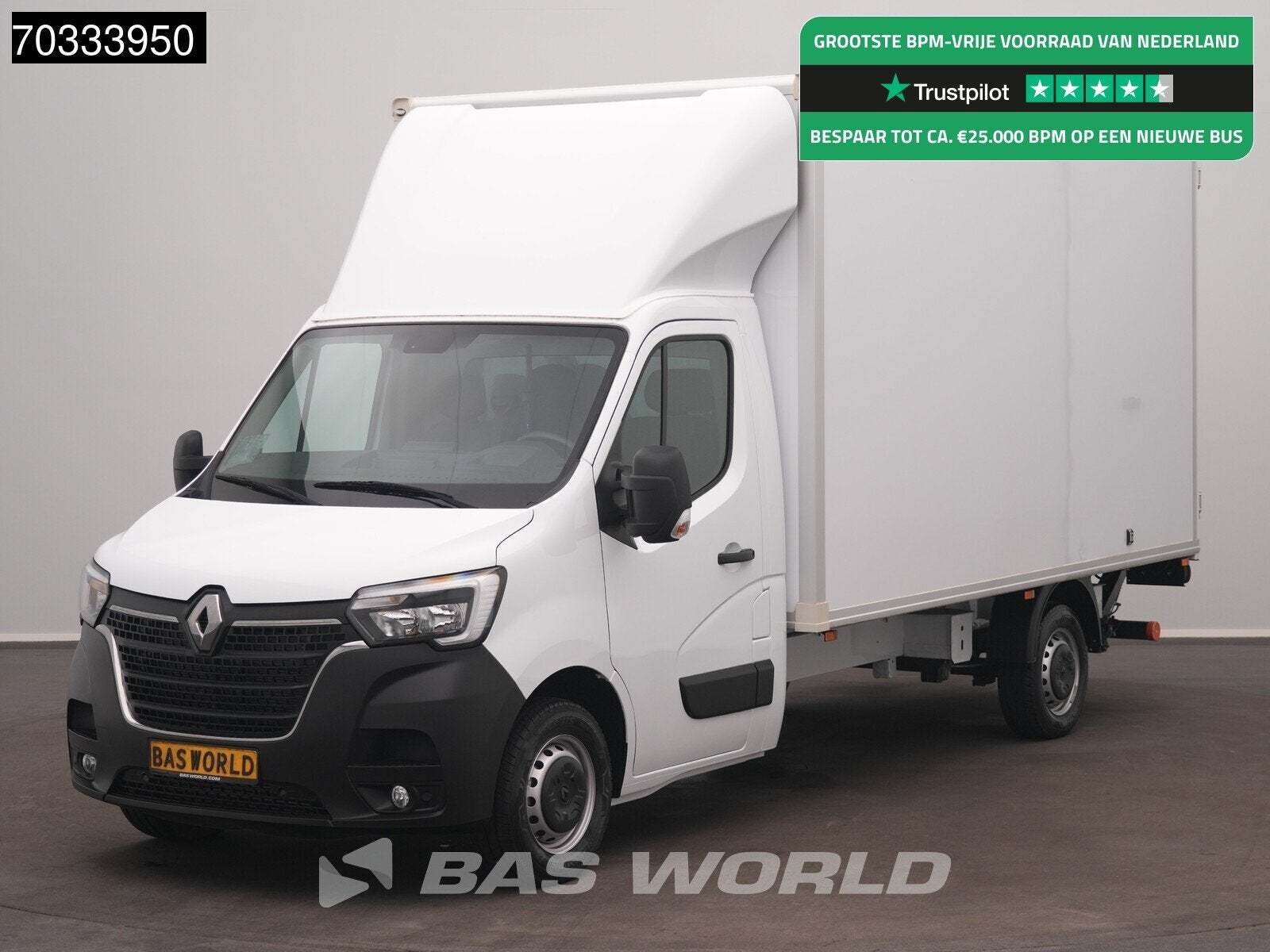 Renault Master 145PK Laadklep Bakwagen AC/Climate Cruise Eur, 145 pk, Stof, Gebruikt, Euro 6