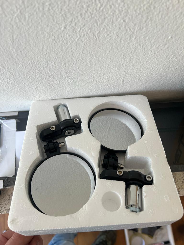 Nieuwe motorfiets bar end spiegels (set van 2), Ophalen of Verzenden, Nieuw
