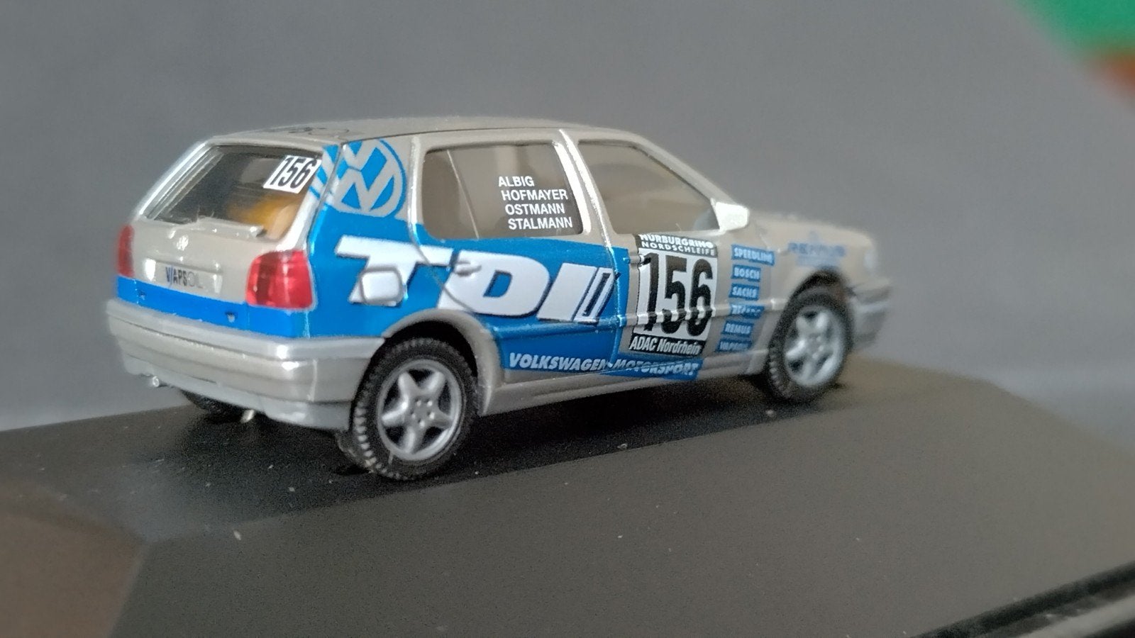 Volkswagen VW Golf Tdi 24 uur Nurburgring 1;87 Herpa Pol, Auto, ., Nieuw, Ophalen of Verzenden