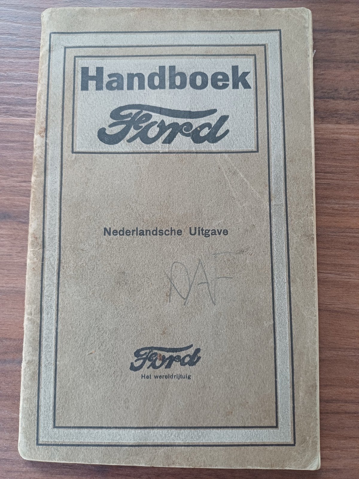 T-ford handboek 1908-1927 origineel geen kopie, Ophalen of Verzenden