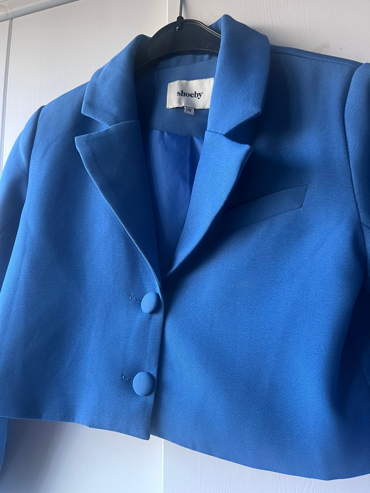 Nette blazer Shoeby meisjes maat 122/128 • blauw jasje, Ophalen of Verzenden, Zo goed als nieuw, Maat 34 (XS) of kleiner, Blauw