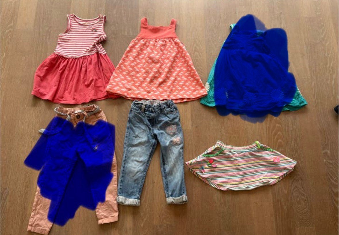 Meisjes kledingpakket maat 92, 4 stuks, Gebruikt, Meisje, Ophalen of Verzenden, Jurk of Rok
