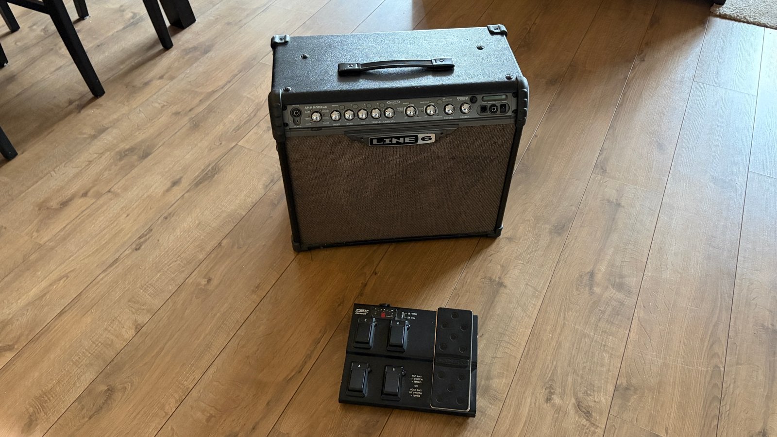 Line 6 Spider III 75W gitaarversterker met footswitch, Ophalen of Verzenden, Gebruikt, Gitaar, 50 tot 100 watt