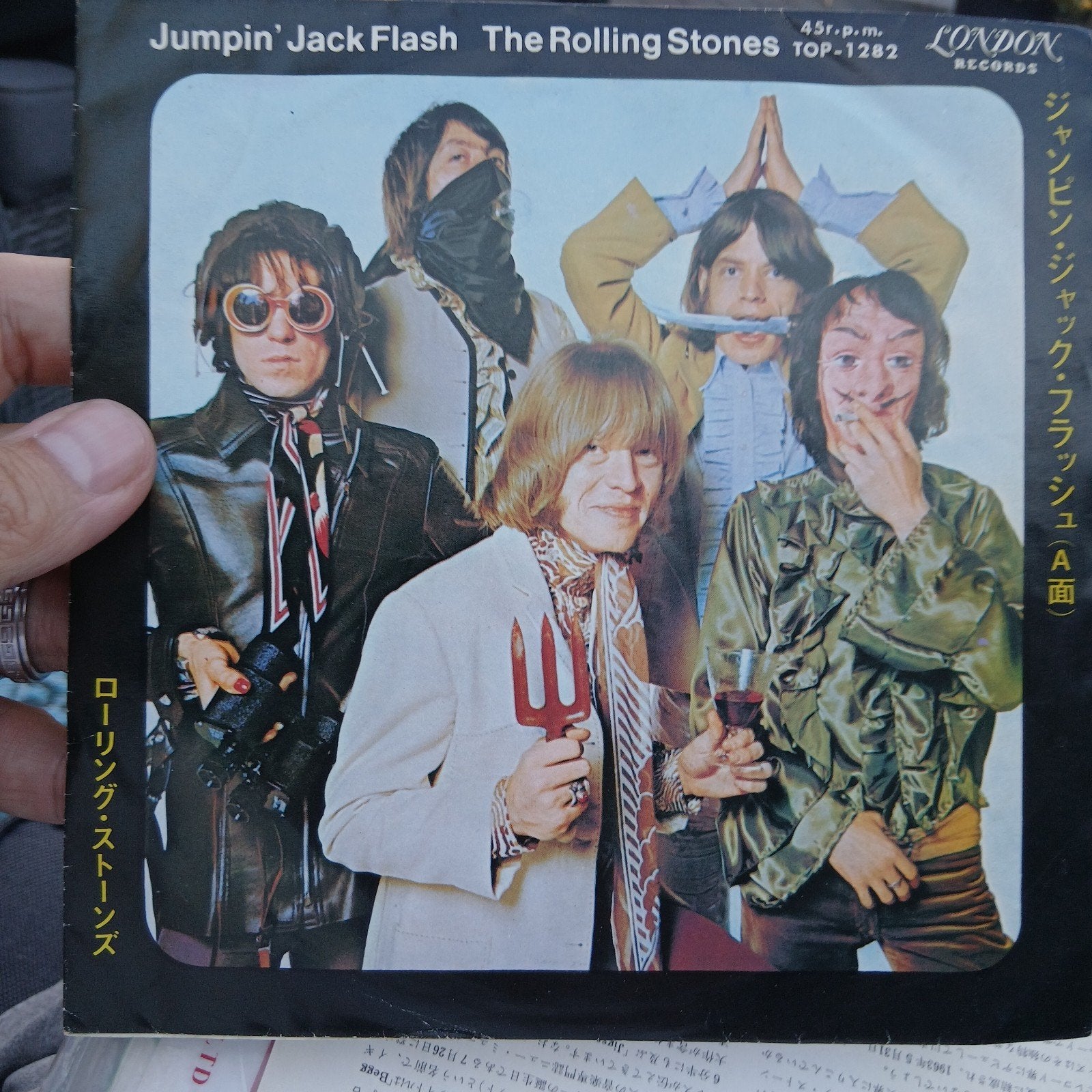 The Rolling Stones - Jumpin' Jack Flash / Child of the Moon, 7 inch, Import, Ophalen of Verzenden, Zo goed als nieuw