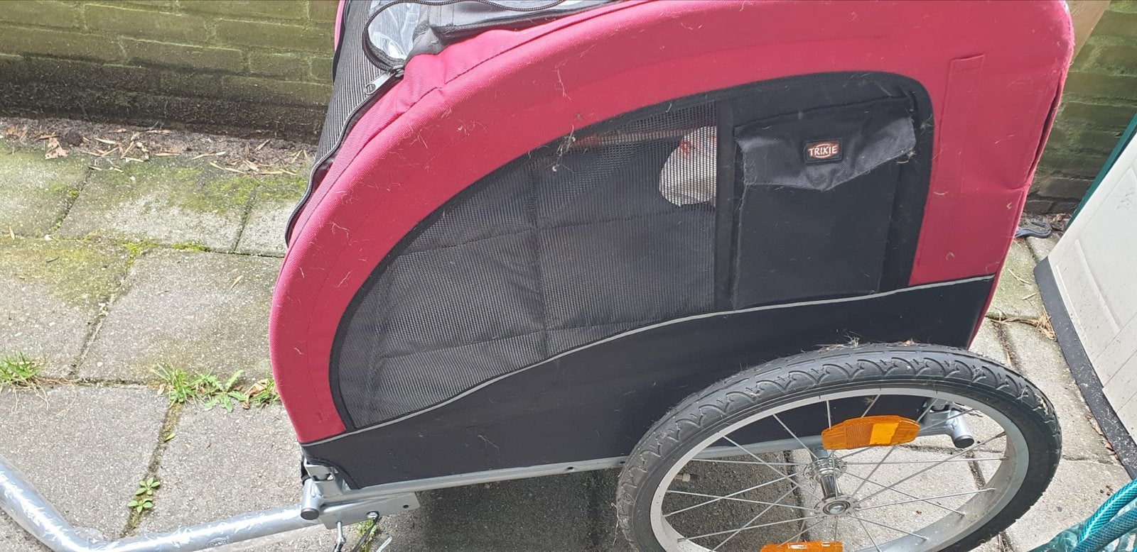 Hondenfietskar - Zo goed als nieuw, slechts 1x gebruikt, Ophalen, Zo goed als nieuw, Hondenkar, 20 tot 40 kg