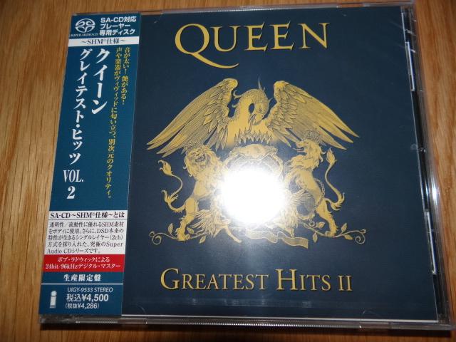 QUEEN GREATEST HITS II SHM SACD 2013 UIGY-9533 JAPAN., Cd's en Dvd's, Cd's | Rock, Ophalen of Verzenden, Zo goed als nieuw, Poprock