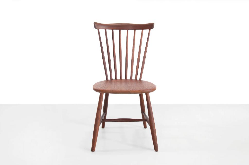 Pastoe spijlenstoel model SH41 in Teak, Gebruikt, Bruin, Design, Ophalen of Verzenden