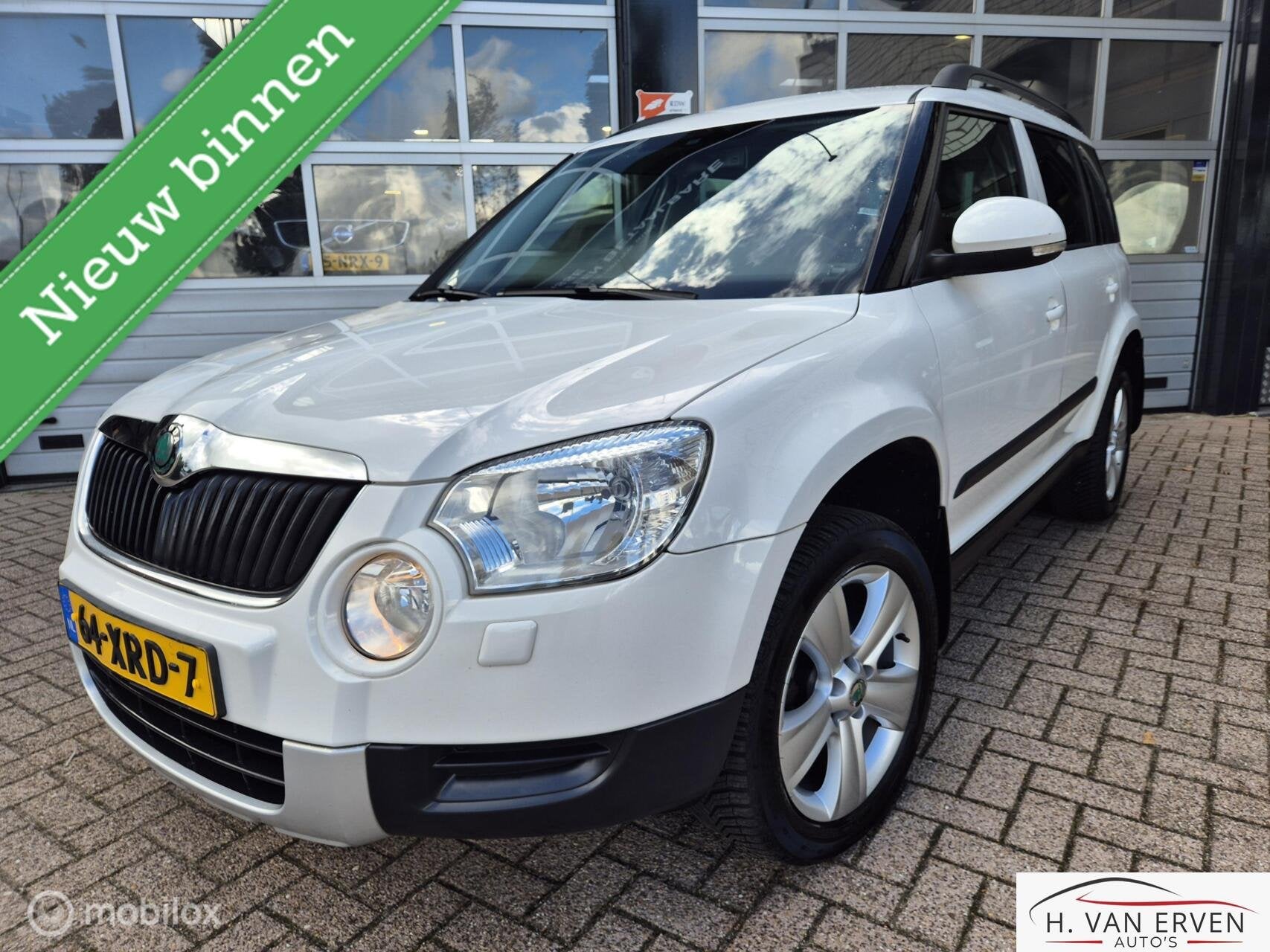 Skoda Yeti 1.2 TSI Tour CRUISE PDC 17" TREKHAAK NAP, Voorwielaandrijving, Euro 5, 4 cilinders, Wit