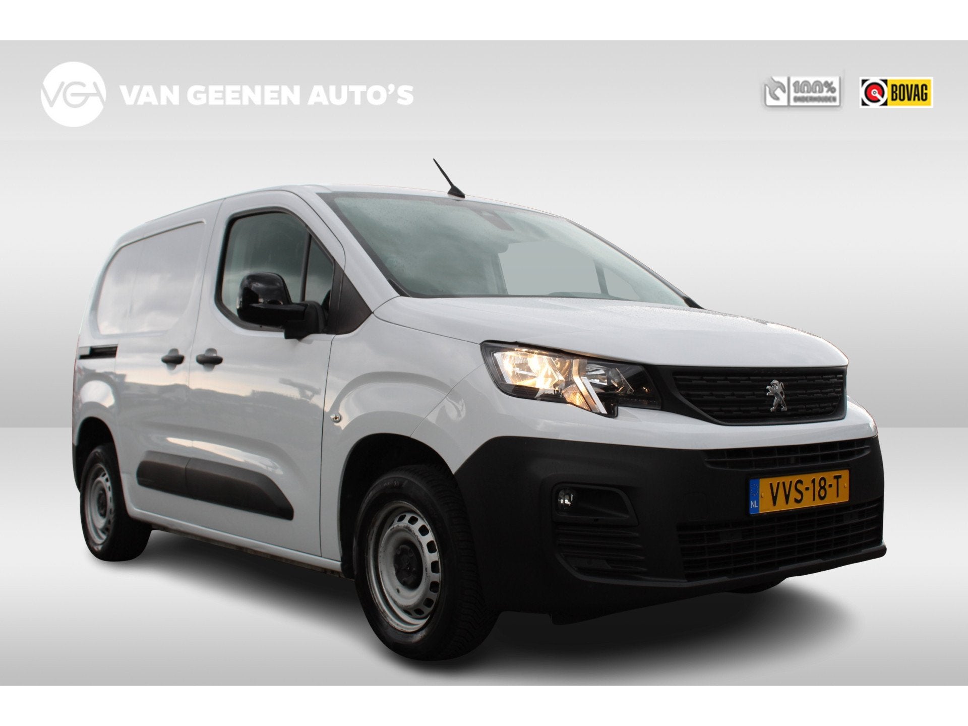 Peugeot Partner 1.5 BlueHDi 100 S&S L1 | Camera | Apple carp, Voorwielaandrijving, Stof, Gebruikt, Wit