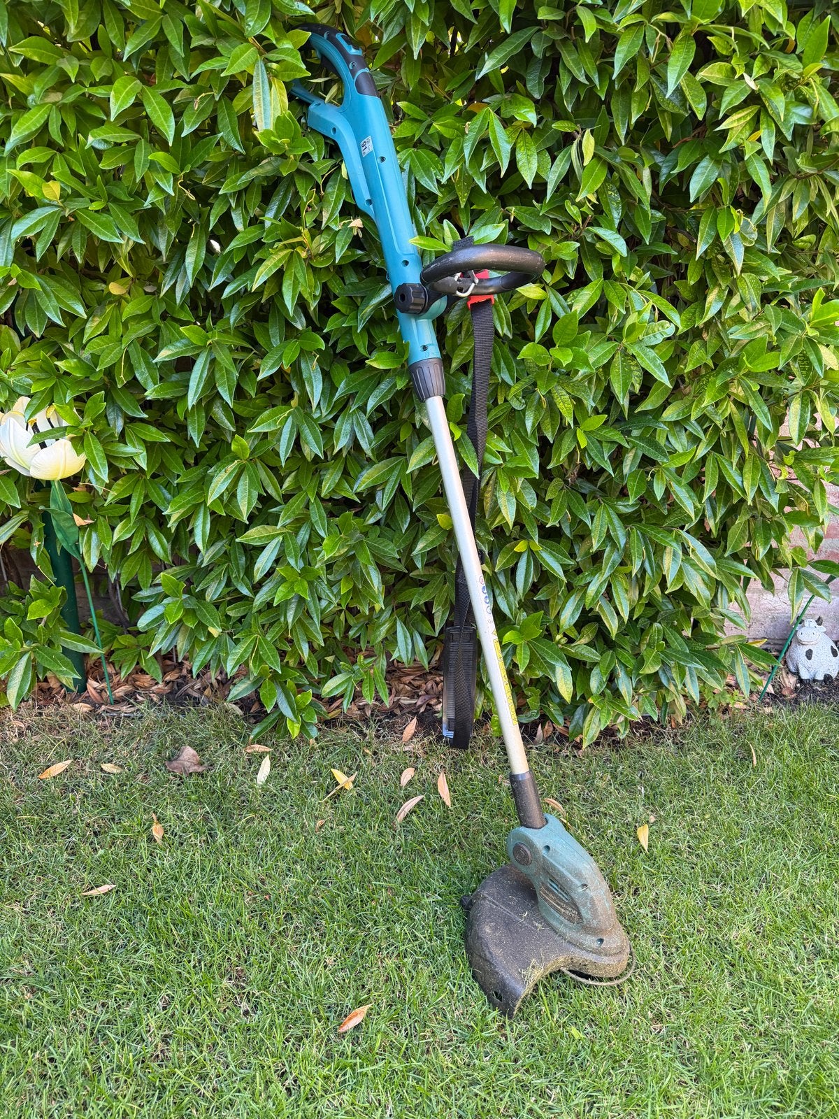 Makita grastrimmer DUR181 zonder accu en lader, Ophalen, Gebruikt, 10 tot 30 cm, Accu
