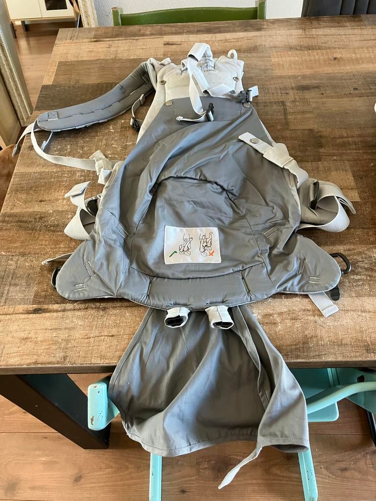 Stokke MyCarrier Draagzak - Buik en Rug (Grijs), Kinderen en Baby's, Buik of Rug, Zo goed als nieuw, Draagzak, Ophalen