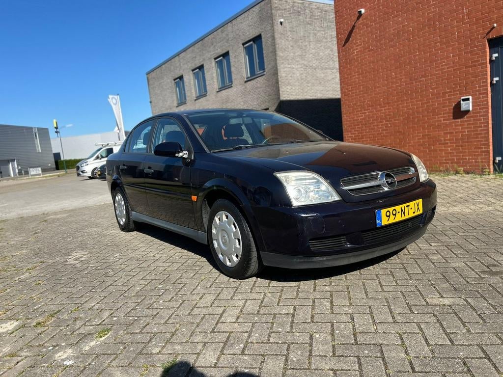 Opel Vectra 1.8 16V SDN 2004 Blauw, Auto's, Voorwielaandrijving, Stof, Zwart, 4 cilinders