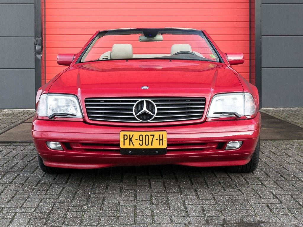 Mercedes-Benz Mercedes 1997 Rood, Auto's, Automaat, Beige, Cabriolet, Leder