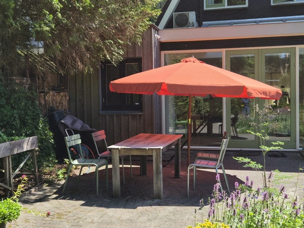 parasol, 3 meter doorsnede, Ophalen, Nieuw, 2 tot 3 meter, Stokparasol