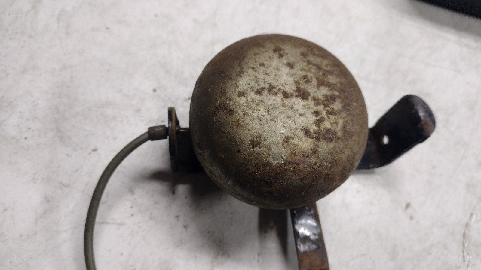 Vintage antieke bandbel / wrijvingsbel fiets brommer bel, Ophalen of Verzenden, Gebruikt