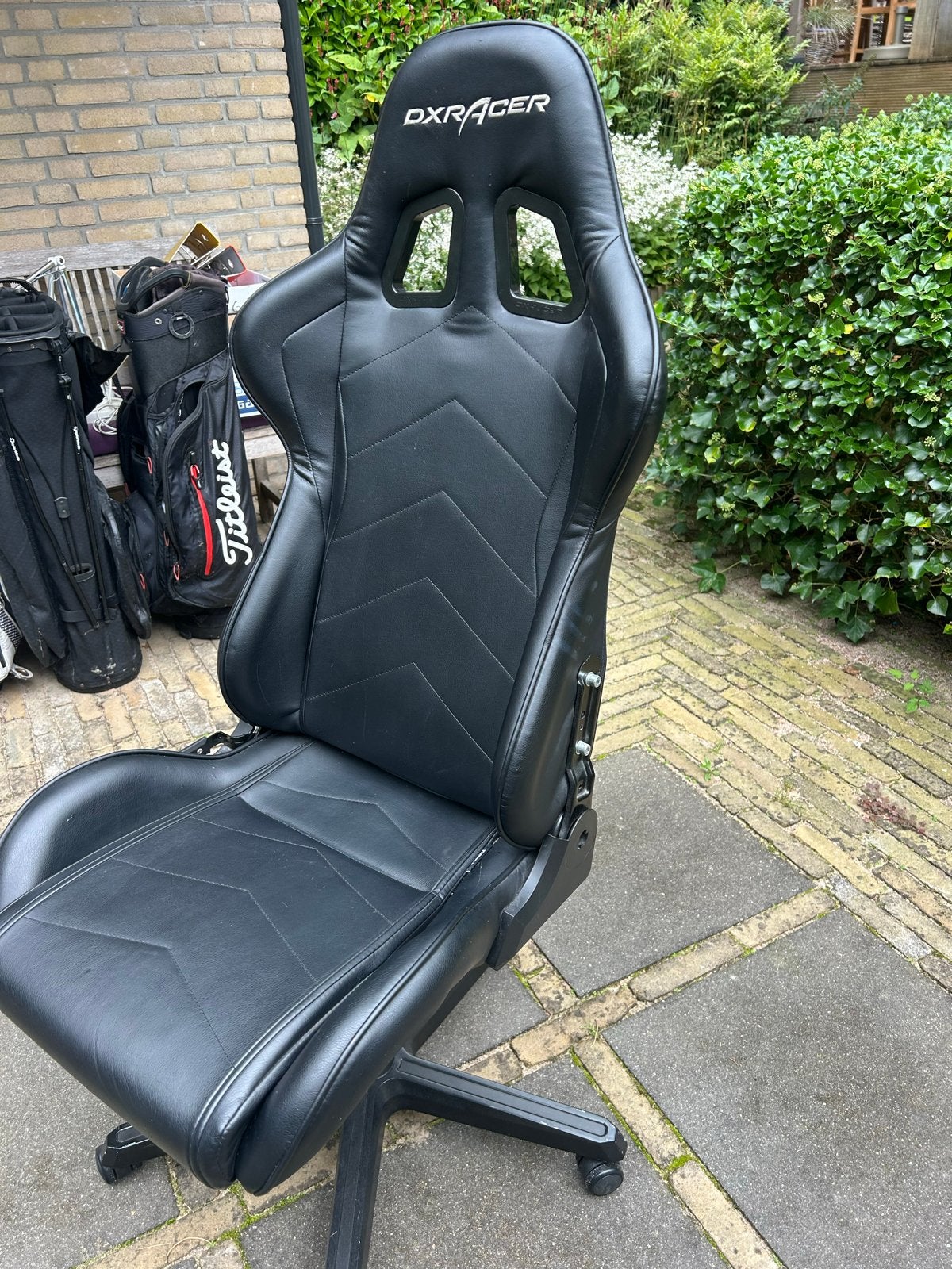 DXRacer Gaming Bureaustoel - Zwart, Huis en Inrichting, Ophalen, Gebruikt, Zwart, Gaming bureaustoel